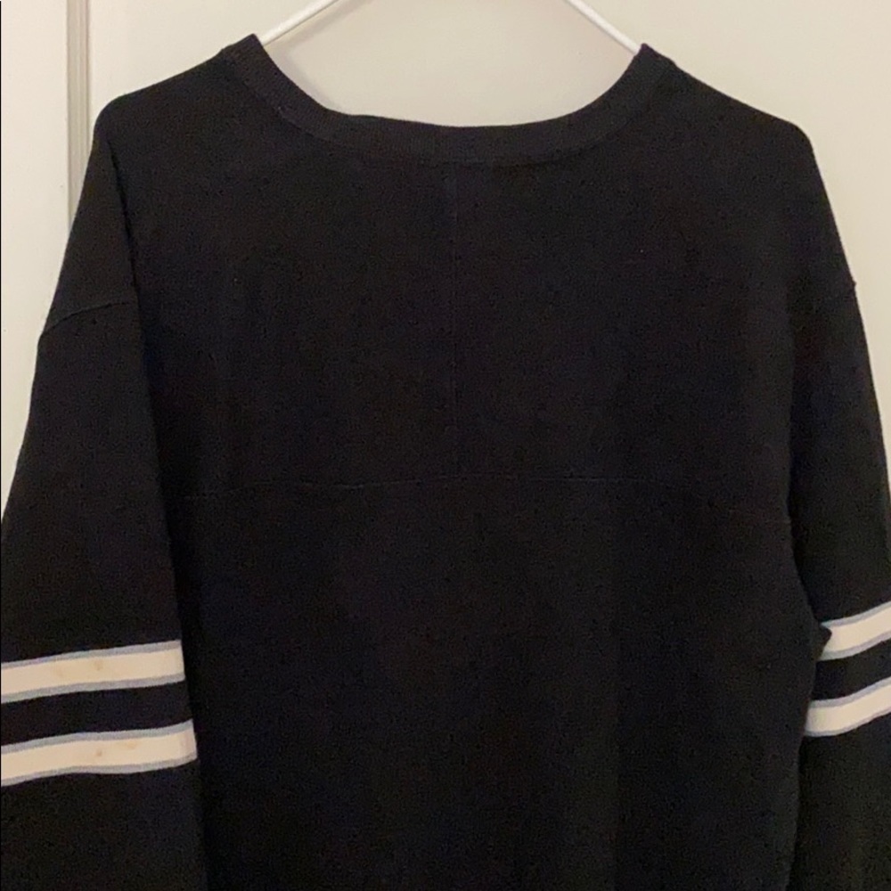 Vintage Polo jeans black & white sweater size: XL - Picture 9 of 10